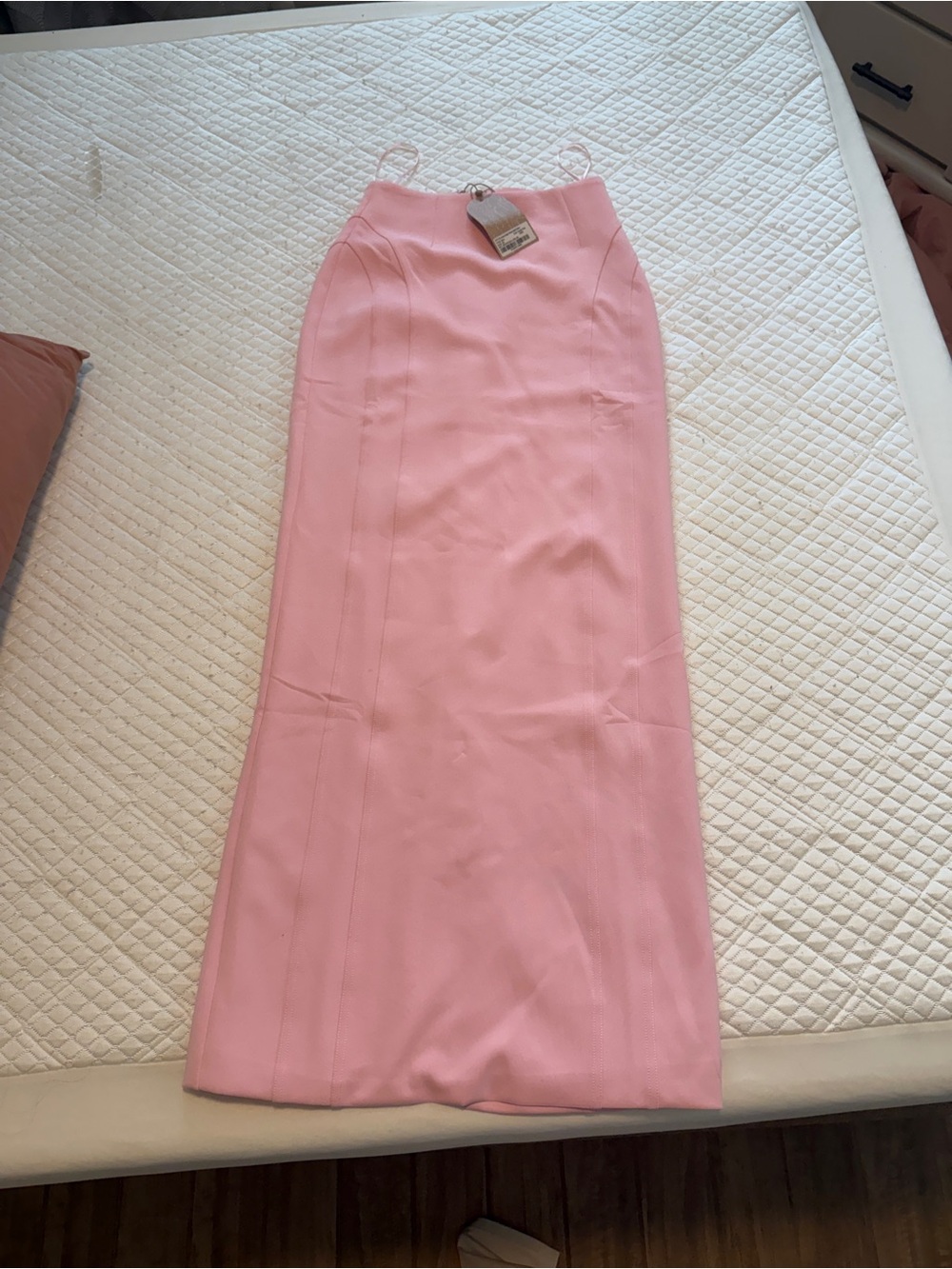 Meshki Pastel Pink High-Waist Maxi Skirt BNWT